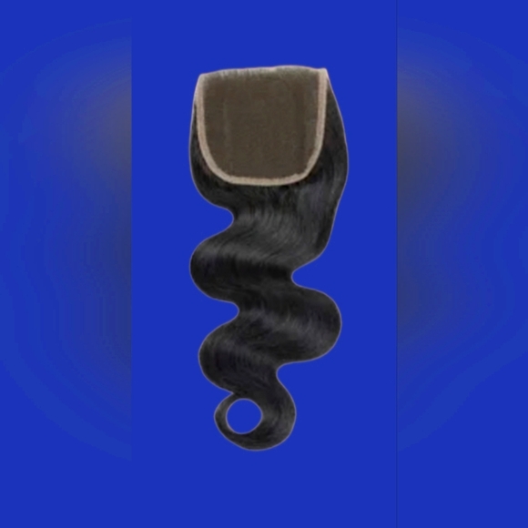 Raw Brazilian bodywave closure 100% human hair - Picture 1 of 1